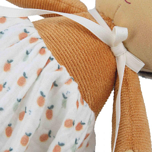 Текстильная кукла Kaloo "Eloise", в орнажевом платье, серия "Tendresse de Kaloo", 25 см